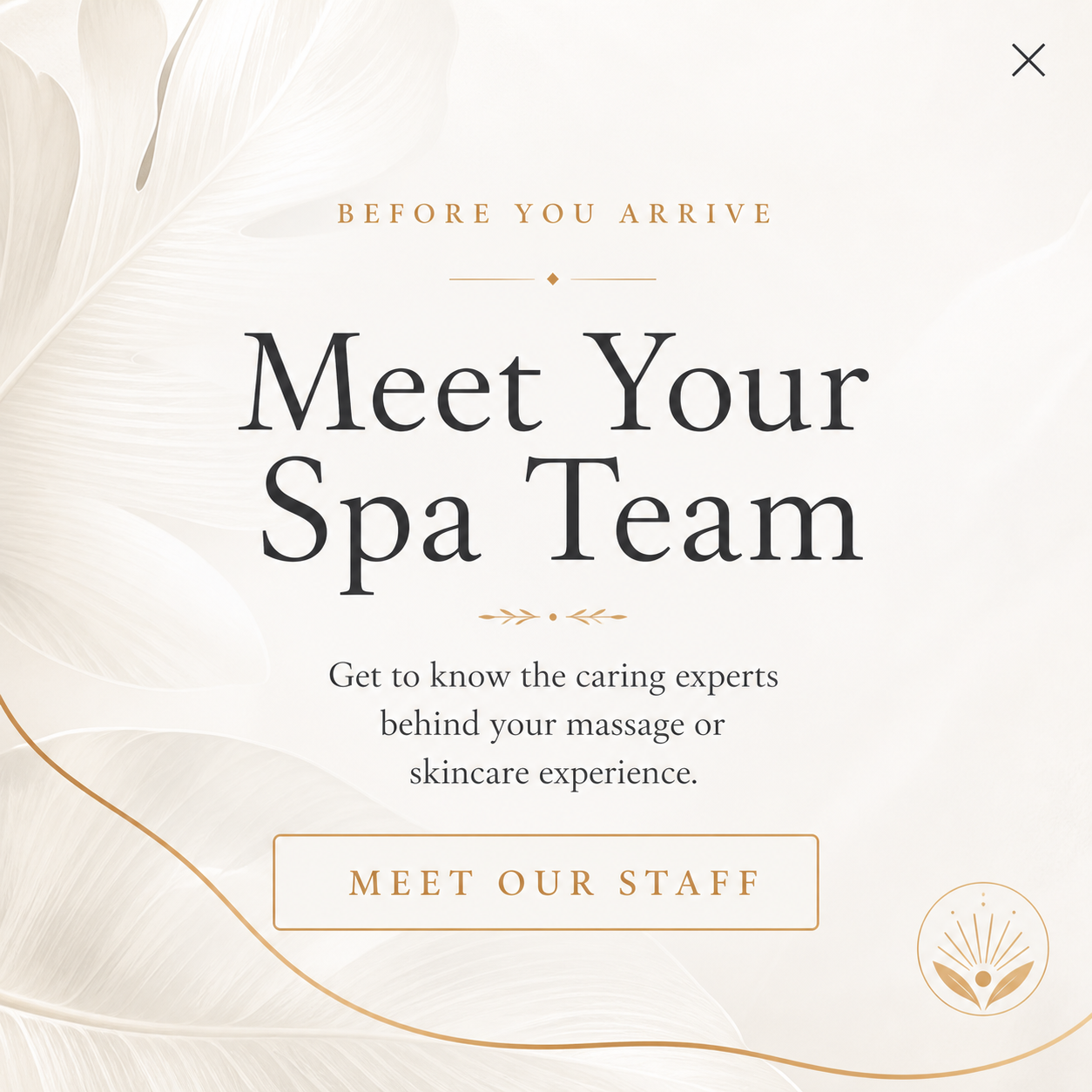 Staff Pop Up